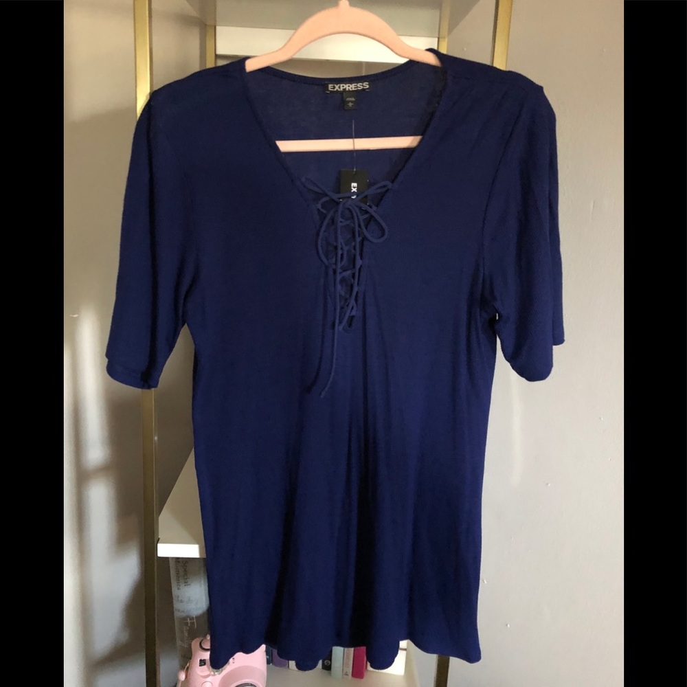 Royal blue top